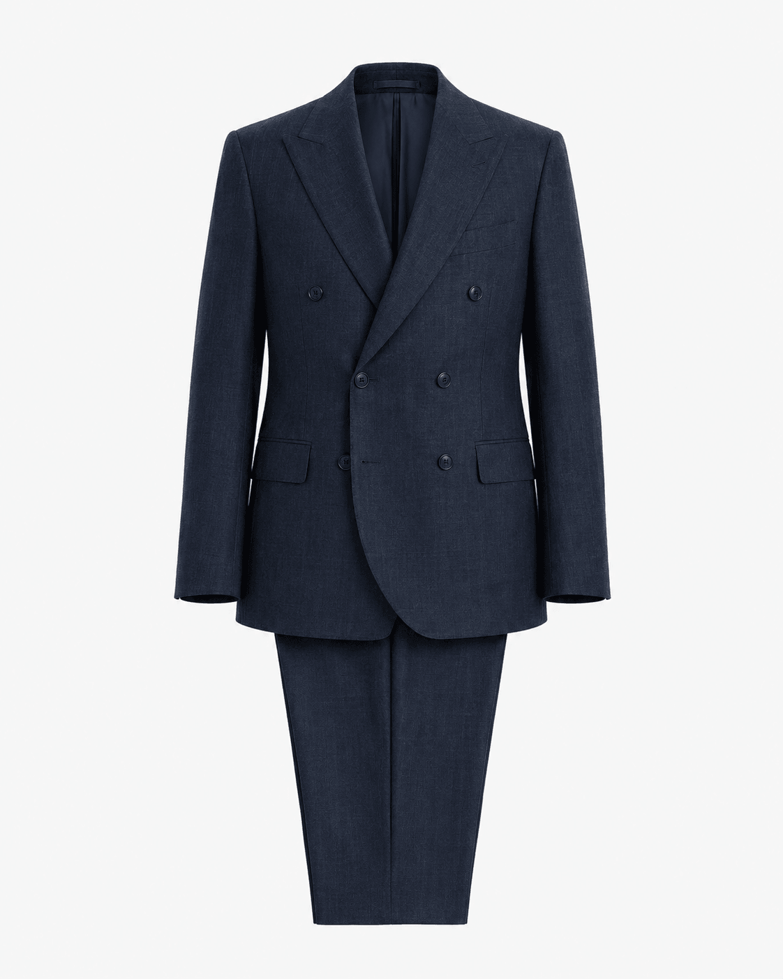 Midnight Navy Double-Breasted Summer Suit product visual